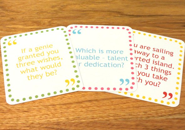 Conversation Cards Help Combat Loneliness